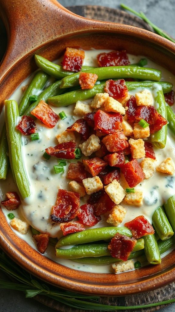 crispy bacon bits topping