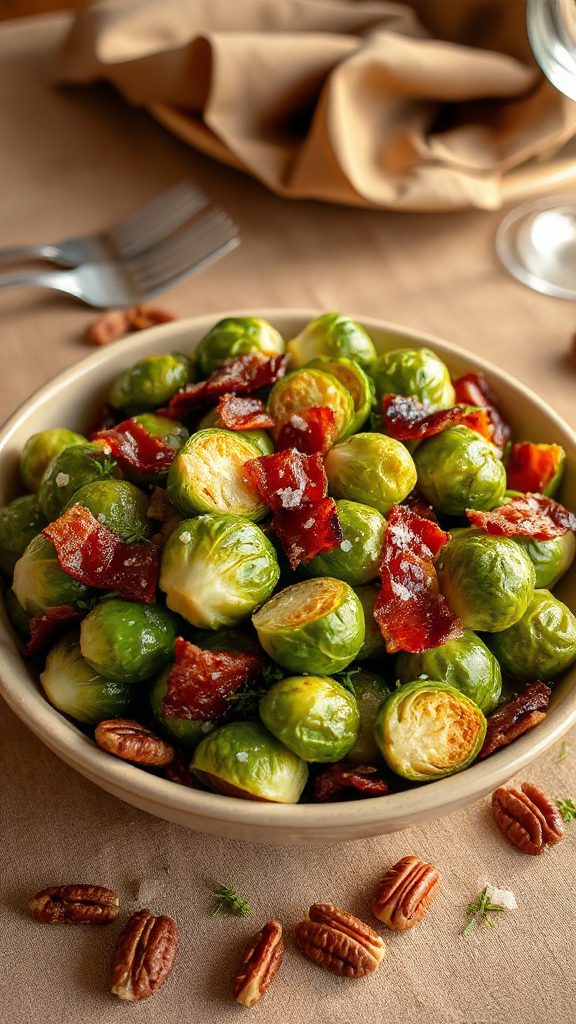 crispy bacon brussels sprouts crispy bacon brussels sprouts