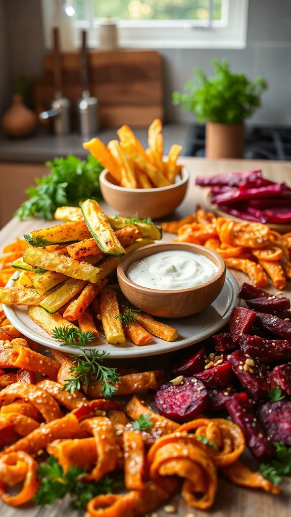 crispy baked zucchini fries