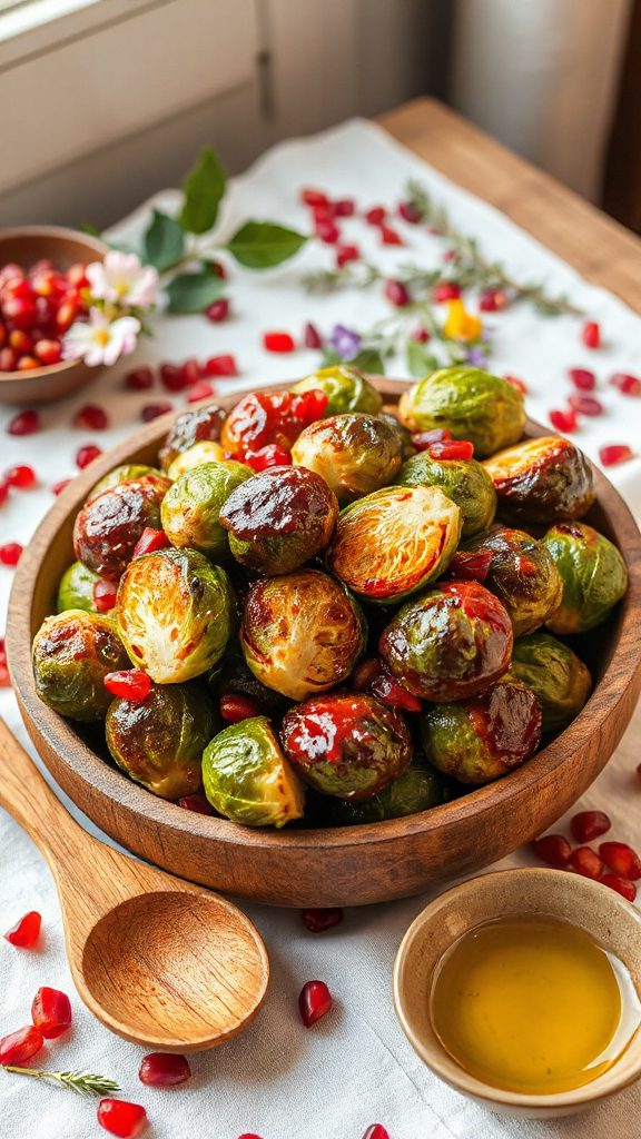 crispy brussels sprouts dish