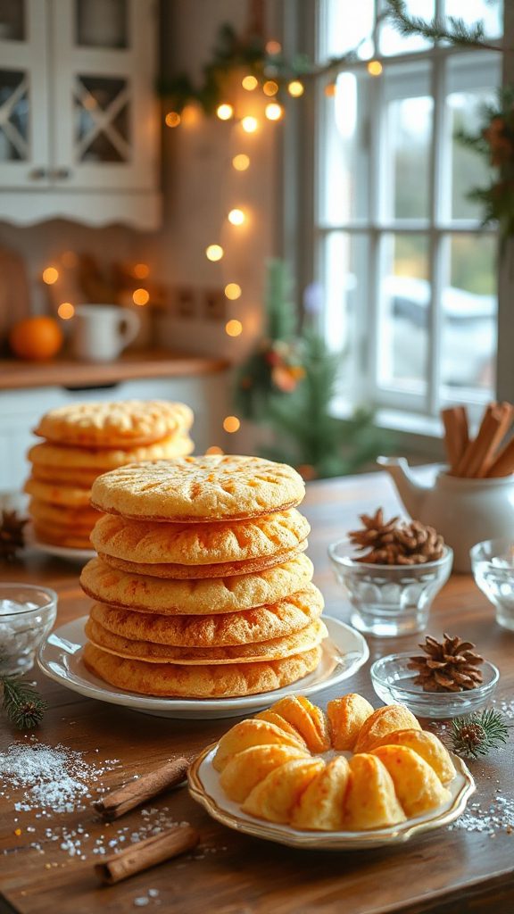 crispy citrus zest cookies