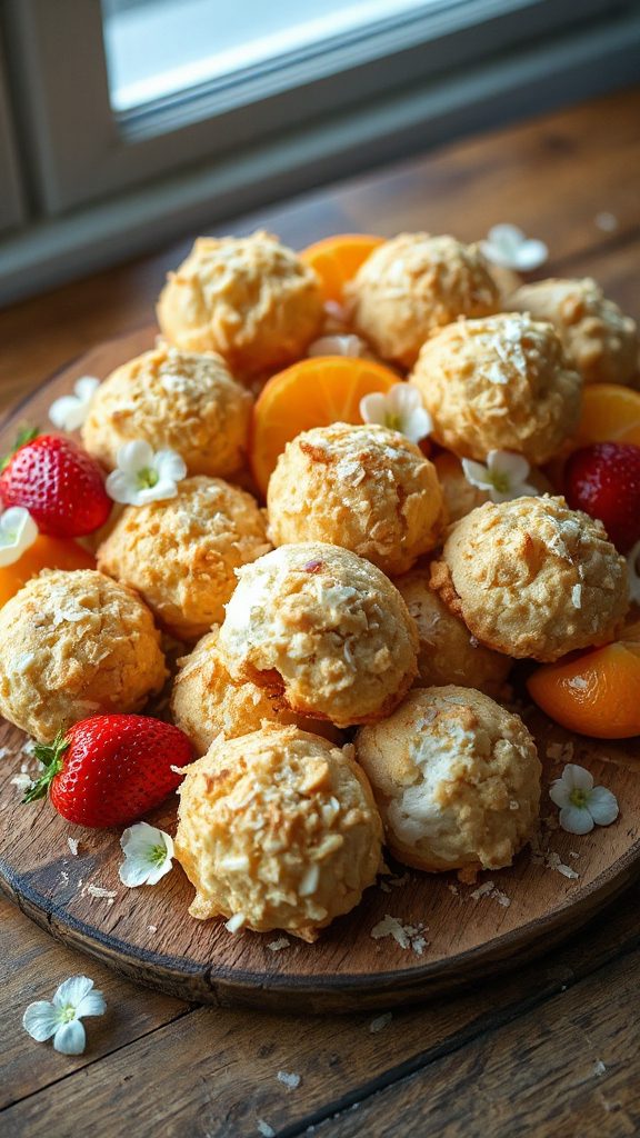 crispy coconut chewy treats