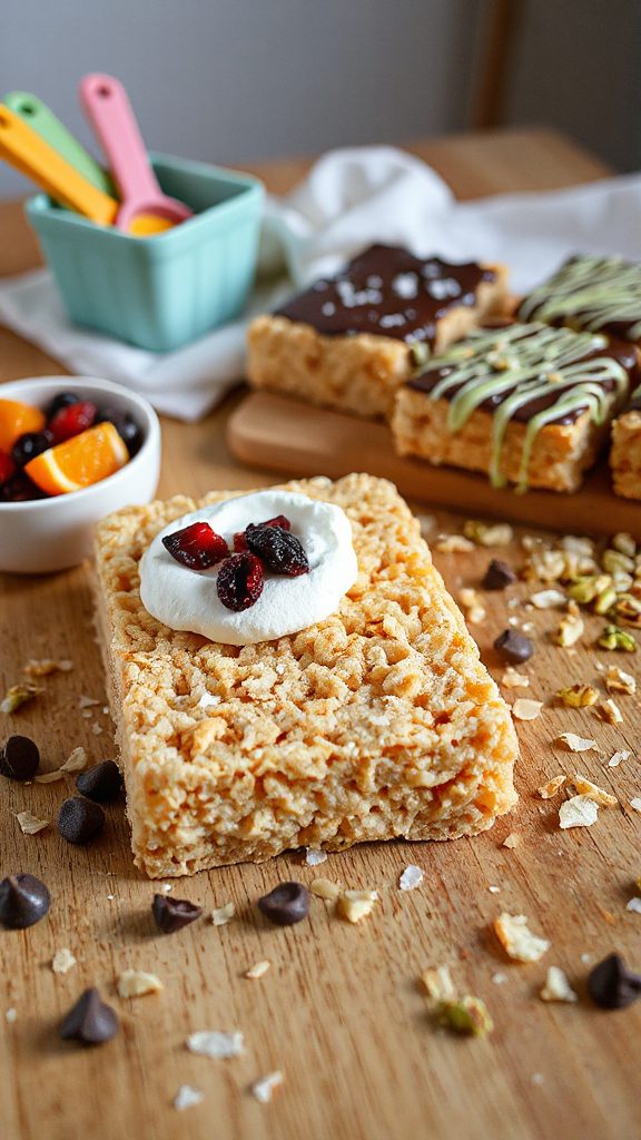 crispy coconut marshmallow bars