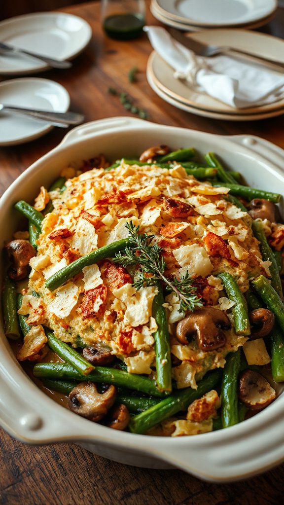 crispy green bean casserole crispy green bean casserole