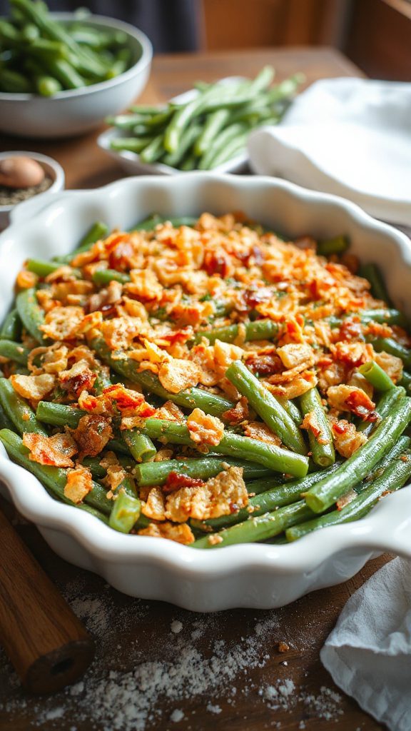 crispy green bean casserole