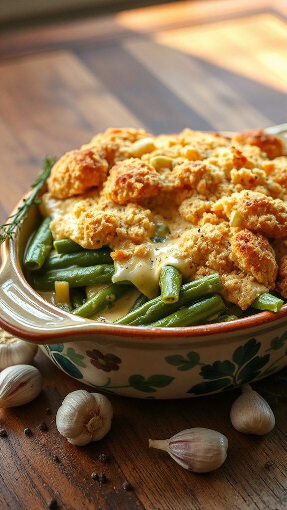 crispy green bean casserole crispy green bean casserole