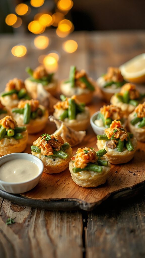 crispy green bean poppers