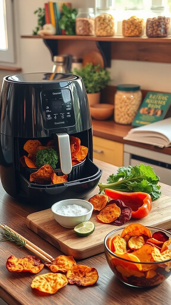 crispy healthy air fryer chips
