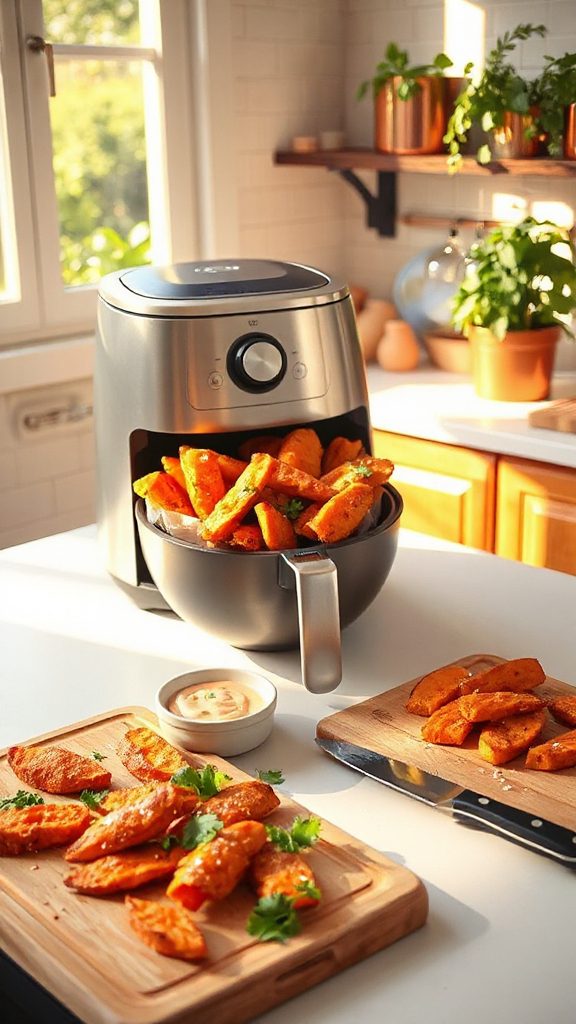 crispy healthy sweet potato fries