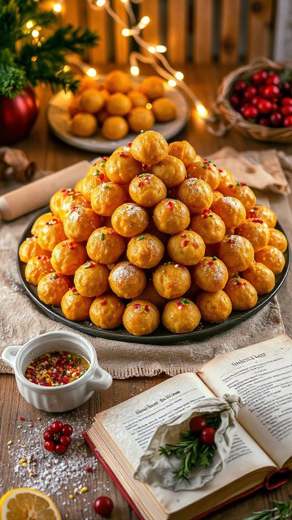crispy honey coated italian treats