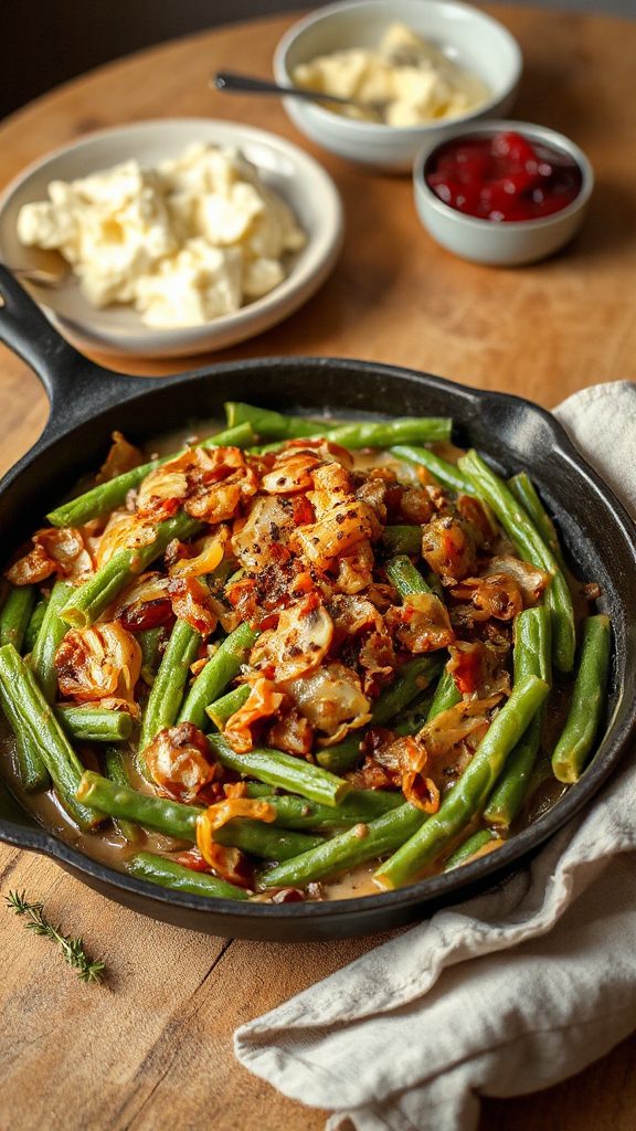 crispy onion green bean casserole