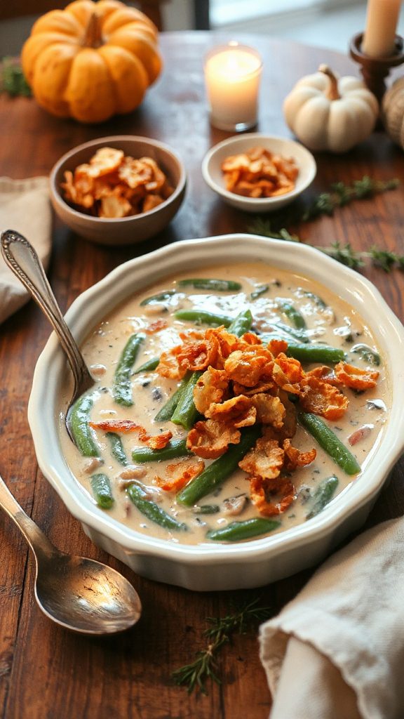 crispy onion green bean casserole