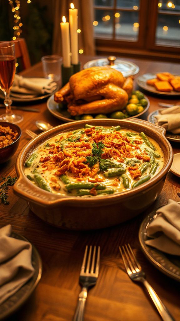 crispy onion green bean casserole