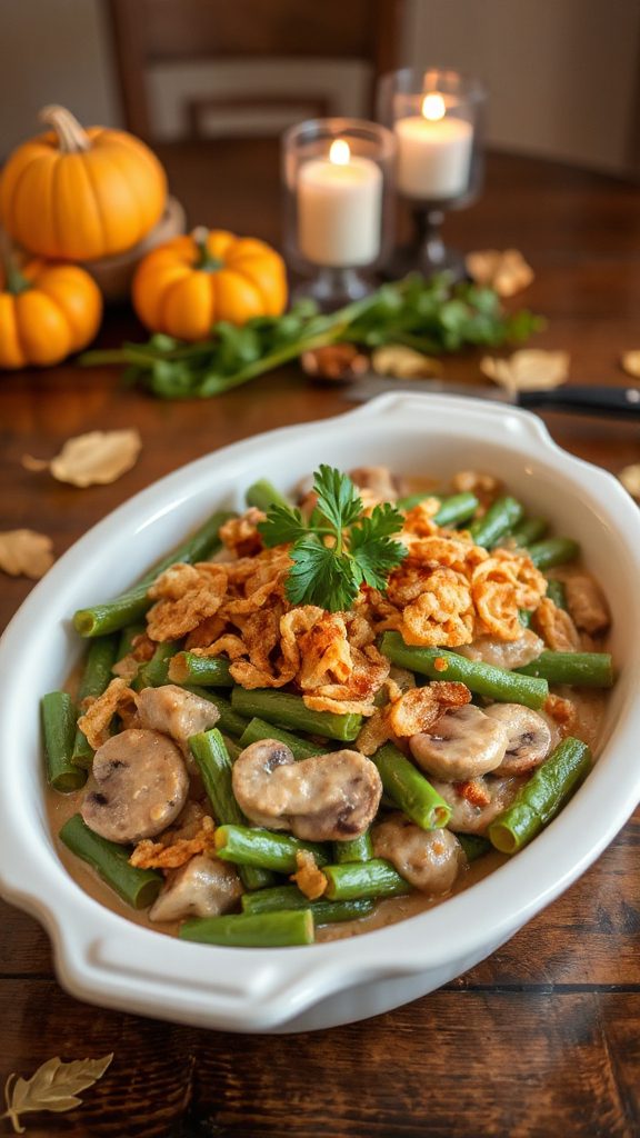 crispy onion topped casserole