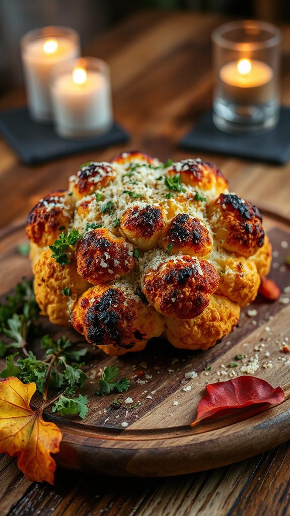 crispy parmesan herb cauliflower crispy parmesan herb cauliflower