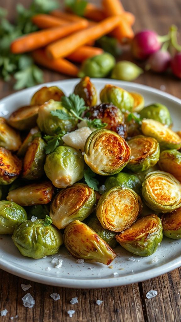 crispy roasted brussels sprouts