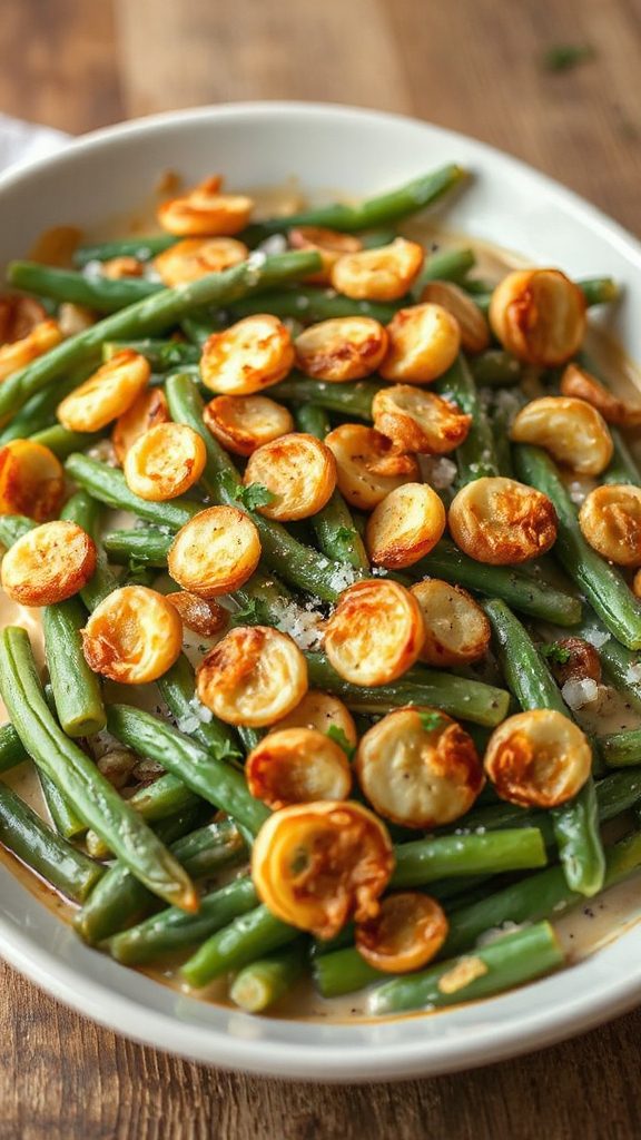 crispy shallots elevate casserole