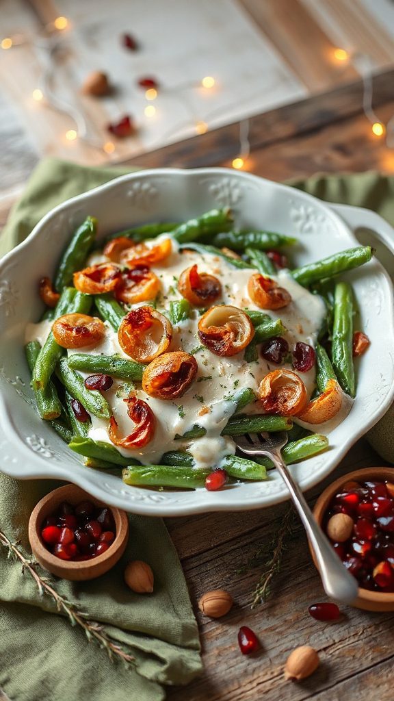 crispy shallots enhance crunch