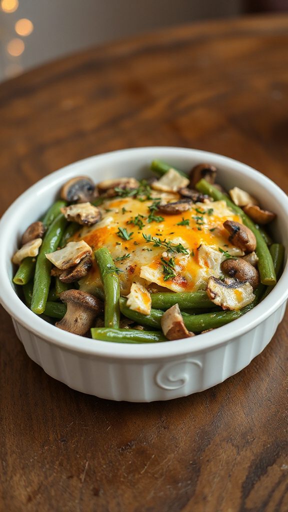 crispy shallots herb infused casserole