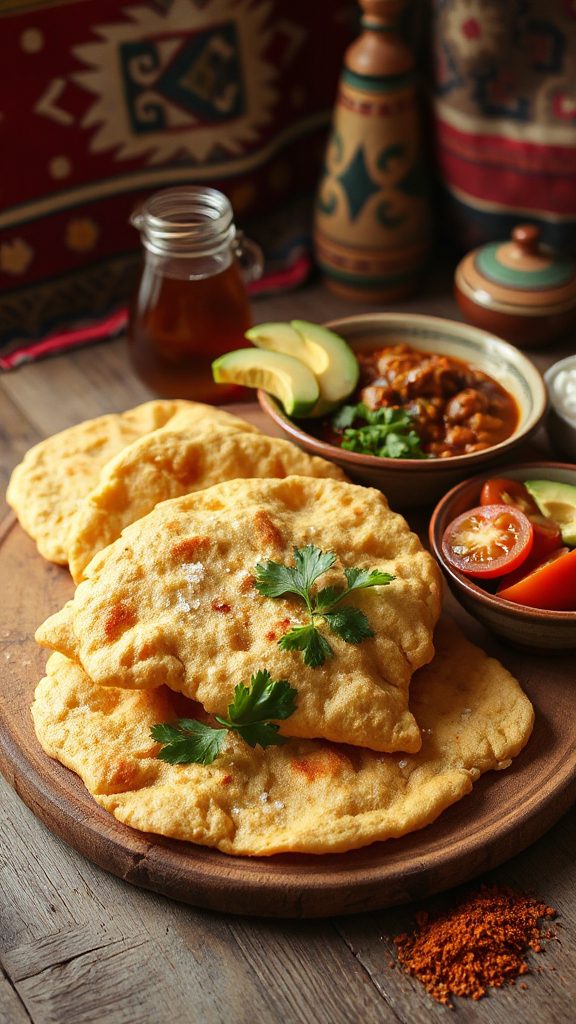 crispy soft traditional bread