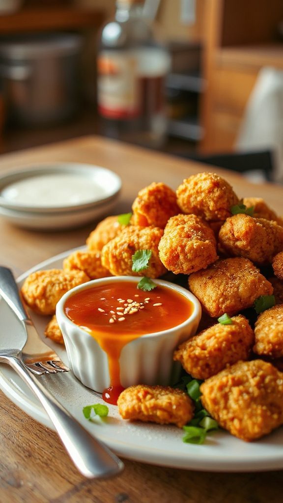 crispy sweet and sour nuggets