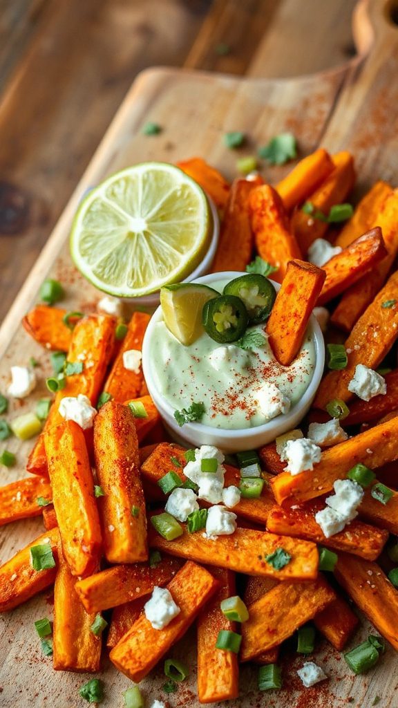 crispy sweet potato nachos crispy sweet potato nachos