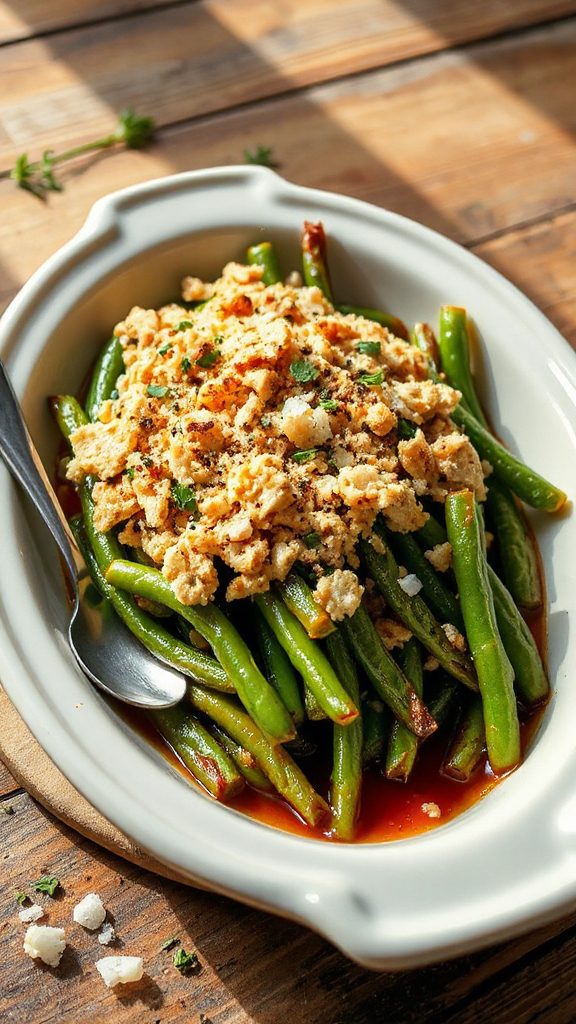 crispy sweet sour green beans