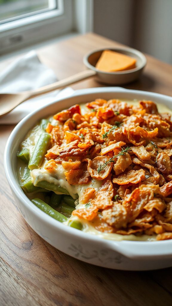 crispy toppings enhance casserole