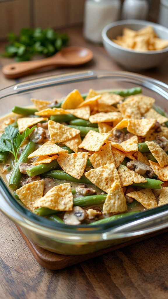 crispy tortilla chip topping