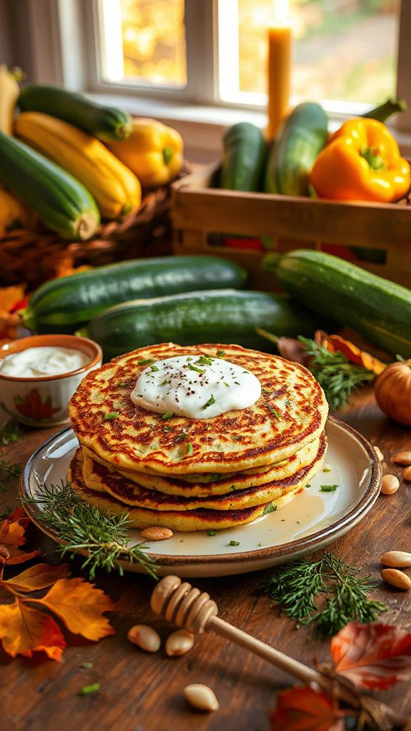 crispy zucchini pancakes recipe