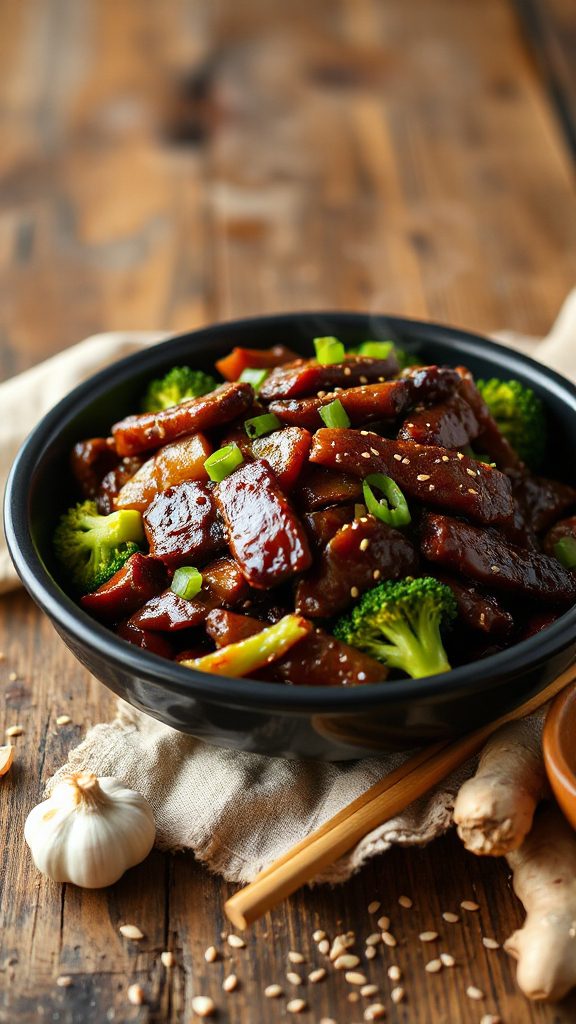 crockpot beef broccoli stir fry
