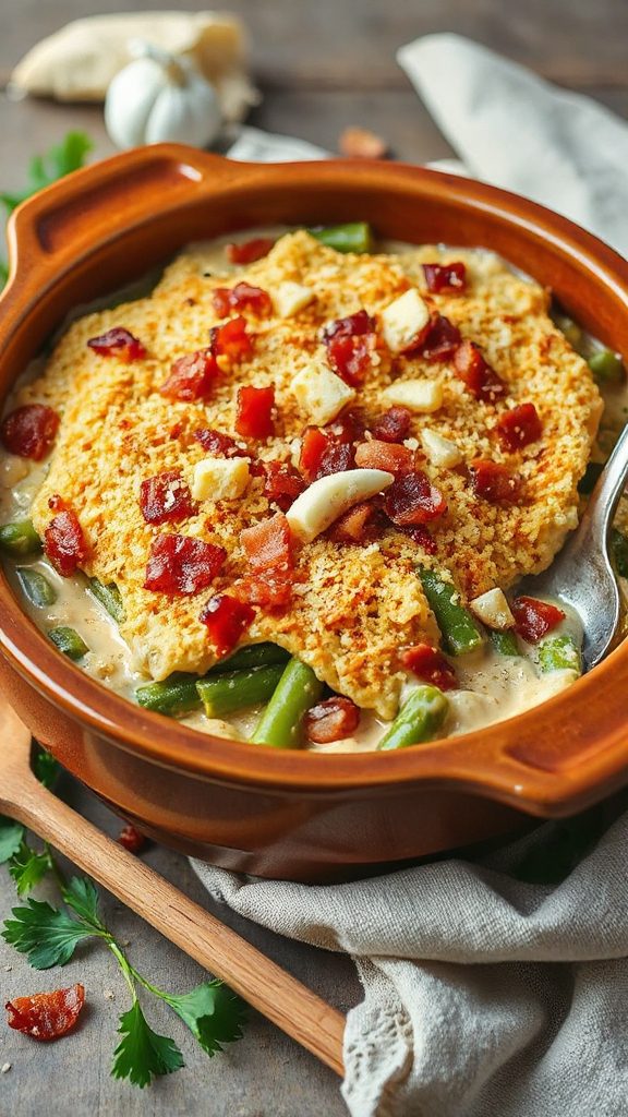 crockpot parmesan garlic casserole