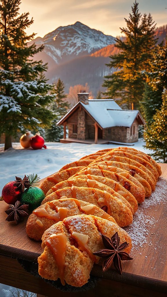 crunchy almond honey biscotti