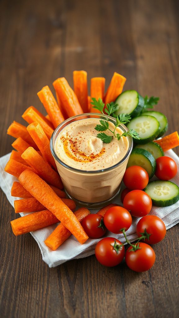 crunchy carrot hummus cups crunchy carrot hummus cups