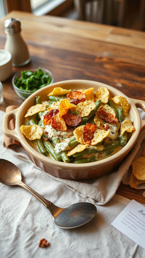 crunchy green bean casserole
