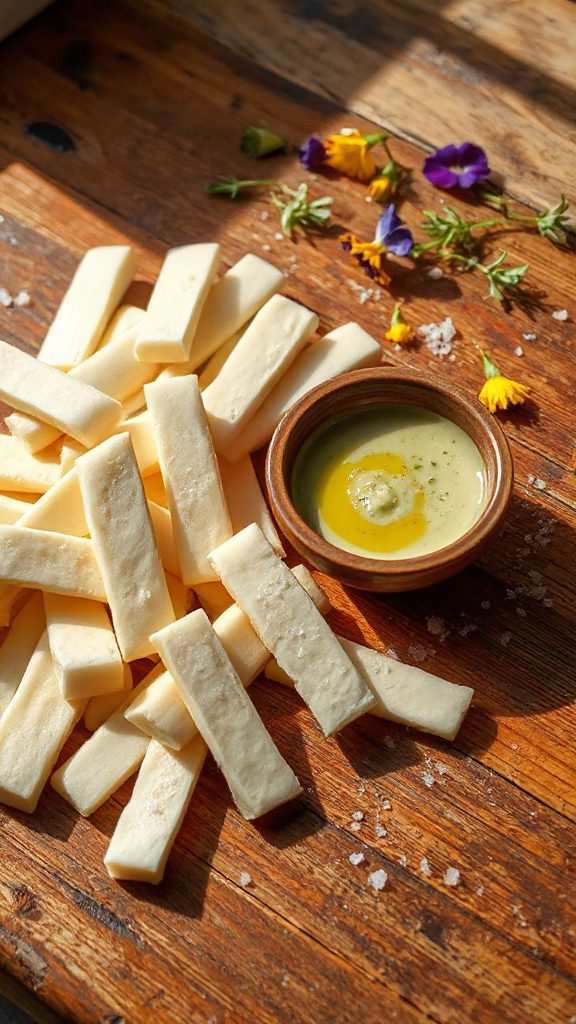 crunchy jicama vegetable snack