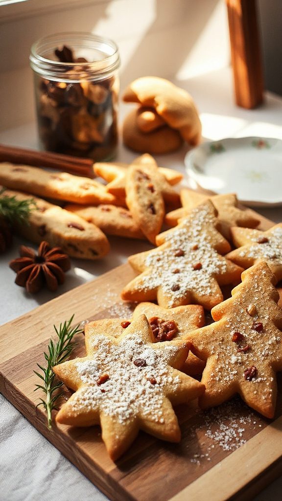 crunchy maple walnut biscotti