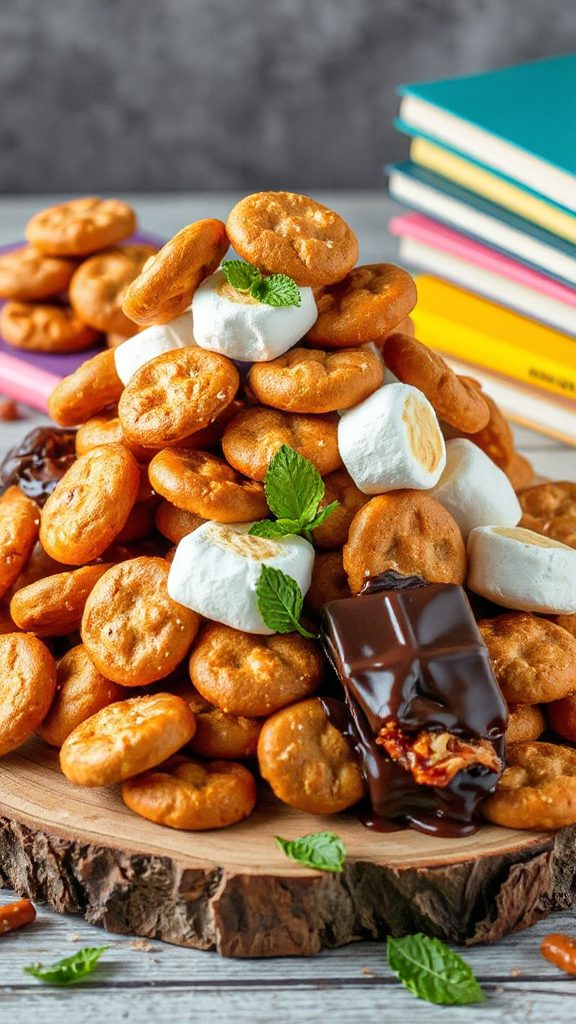 crunchy nutty s mores delight