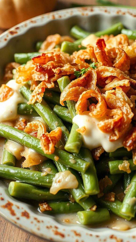 crunchy onion green bean casserole crunchy onion green bean casserole