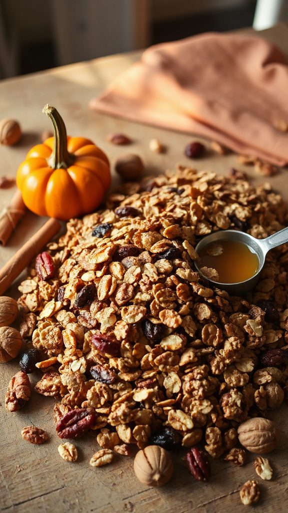 crunchy pumpkin spice granola