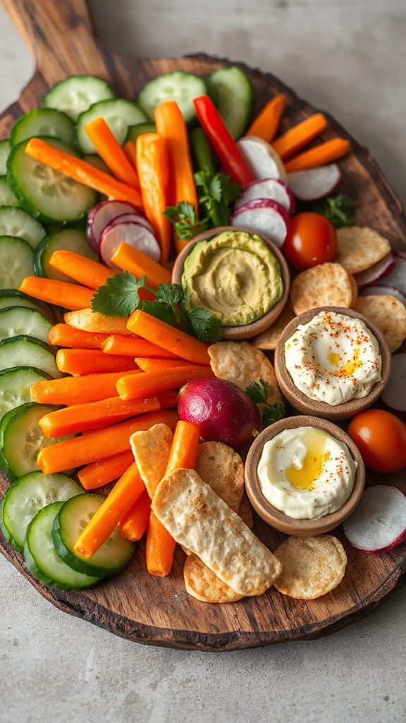 crunchy veggie dip platter crunchy veggie dip platter
