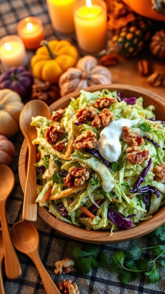 crunchy walnut coleslaw recipe