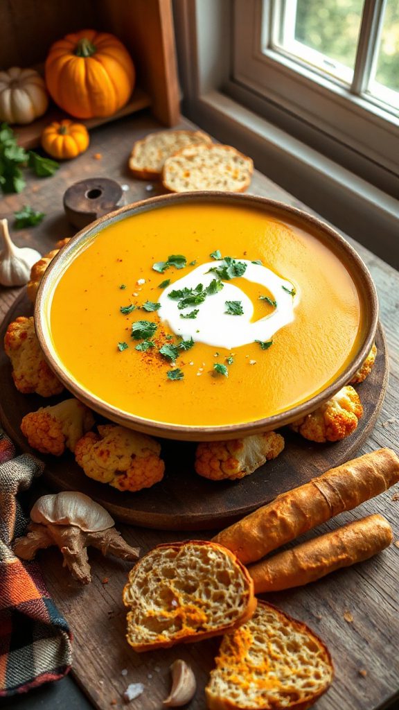 curried cauliflower soup recipe curried cauliflower soup recipe