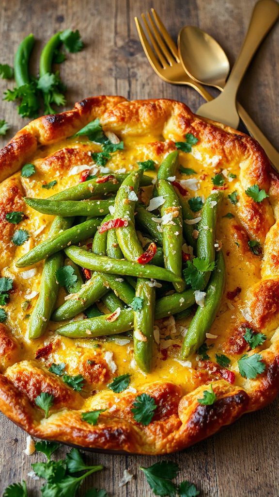 curried green bean casserole