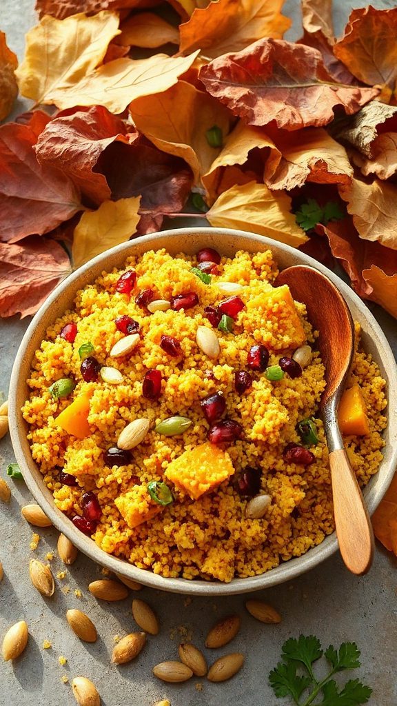 curried pumpkin couscous salad