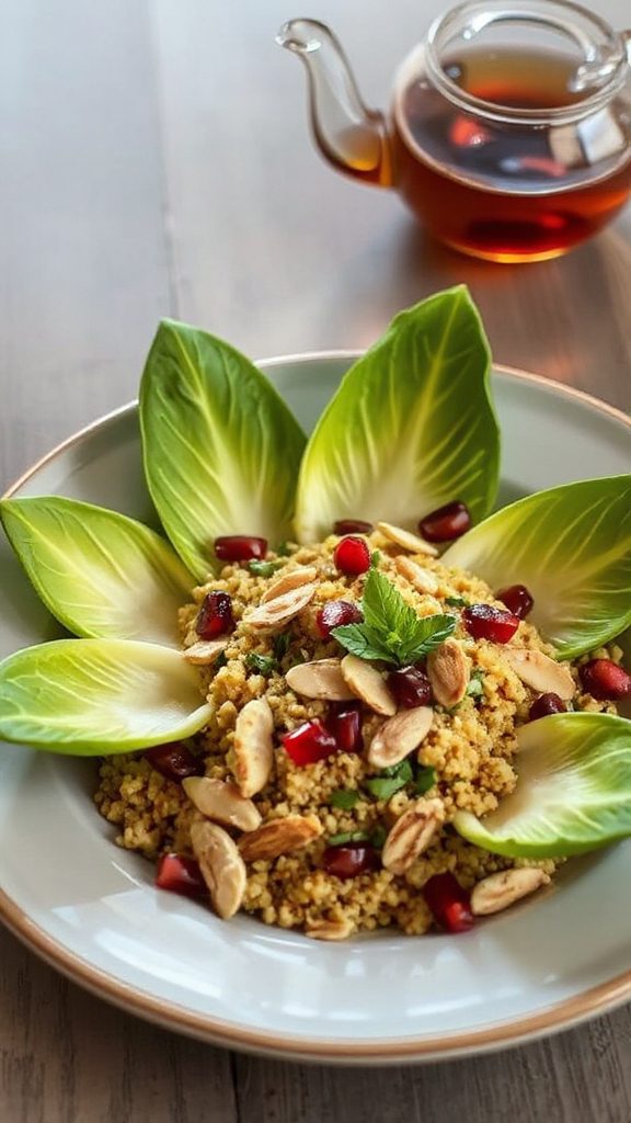 curried quinoa endive salad