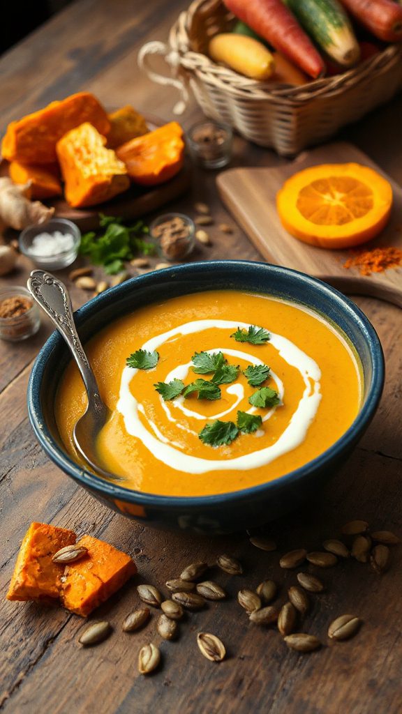 curried sweet potato soup