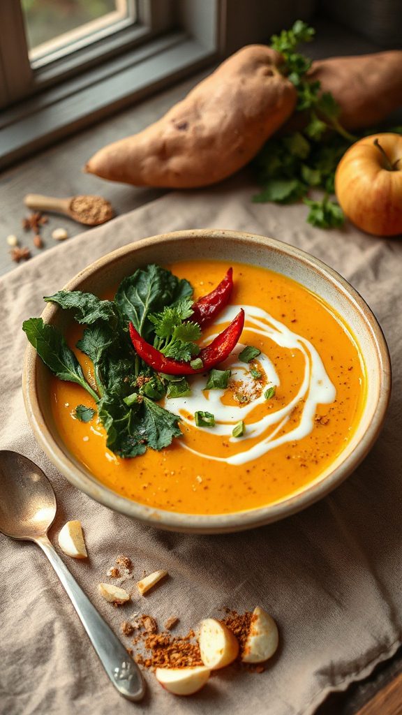 curried sweet potato soup