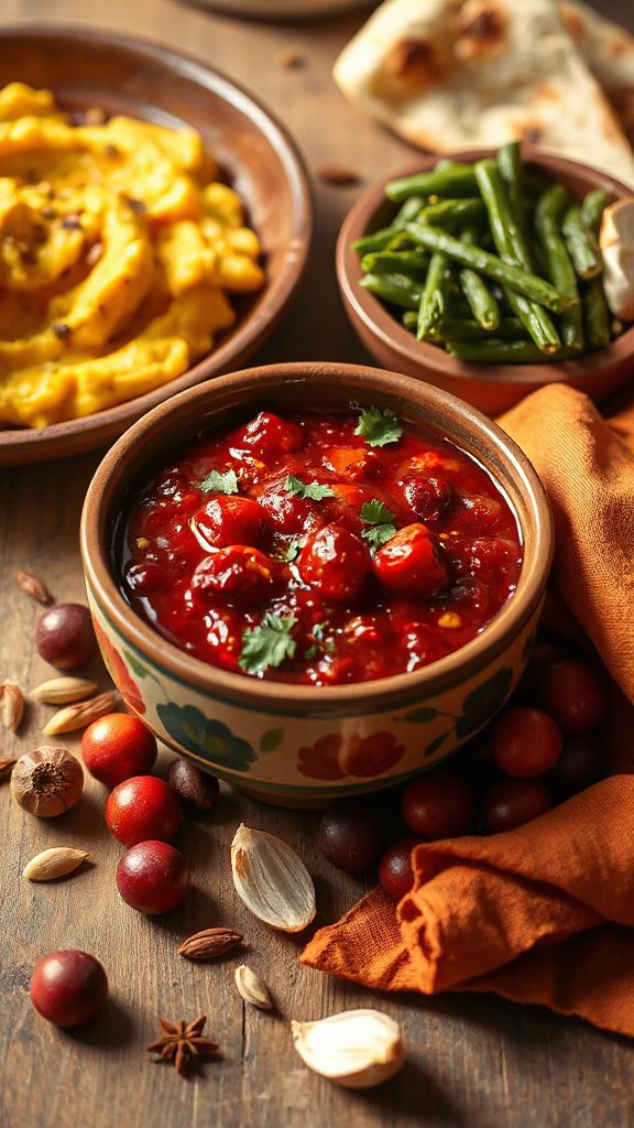 curry flavored cranberry sauce