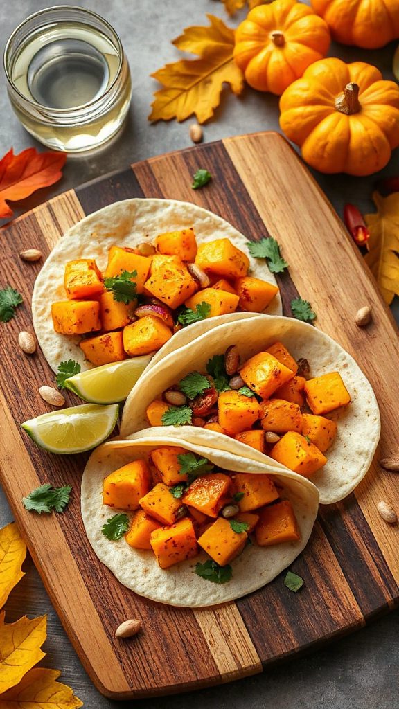 curry spiced butternut squash tacos curry spiced butternut squash tacos